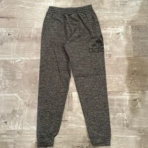 adidas Grey sweatpant joggers Sz YL
